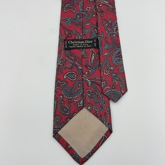 CHRISTIAN Dior multicolor, 100% silk tie - Picture 5 of 7